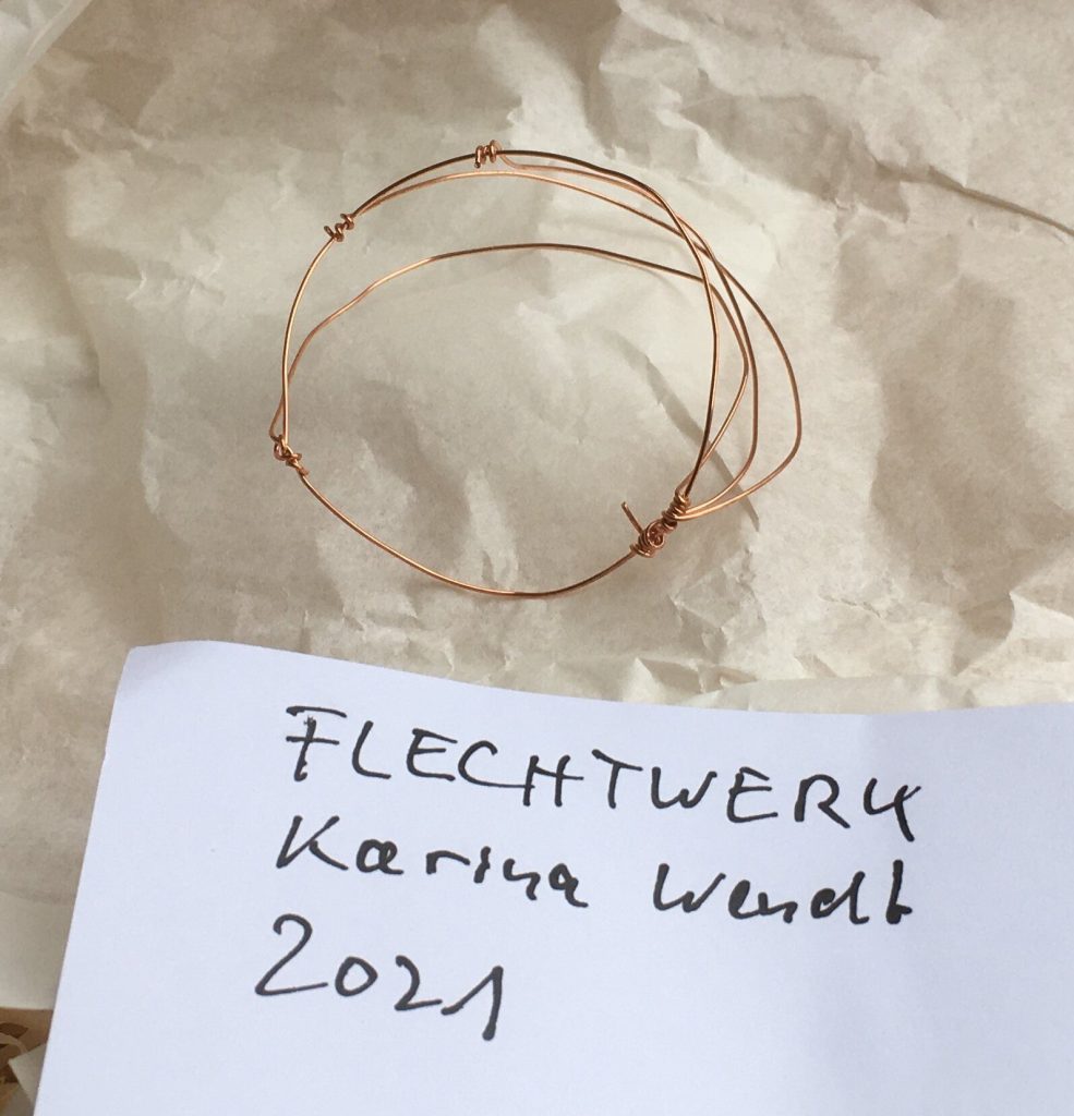 Multiple "Flechtwerk" aus der Kunstbox "FlaschenGeist"