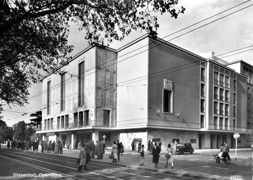 Opernhaus Düsseldorf Außenansicht 1956