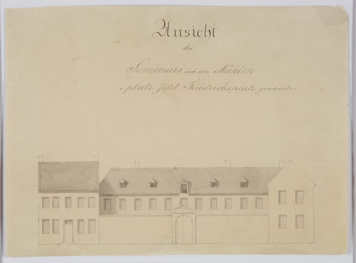 Jesuiten-Seminar am Mühlenplatz, um 1800