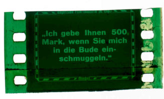 Filmkader zeigt Einzelbild des Films.