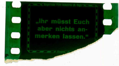 Filmkader zeigt Einzelbild des Films.