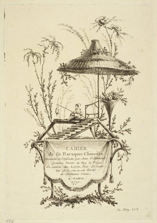 Jeanne Deny (Künstler*in), Cahier de six Baraques Chinoises, 1770