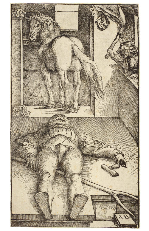 Hans Baldung Grien (Künstler*in), Der behexte Stallknecht, ca. 1544