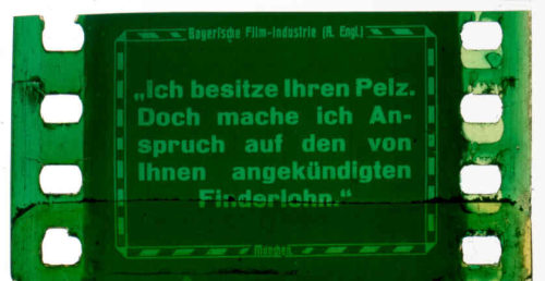 Filmkader zeigt Einzelbild des Films.