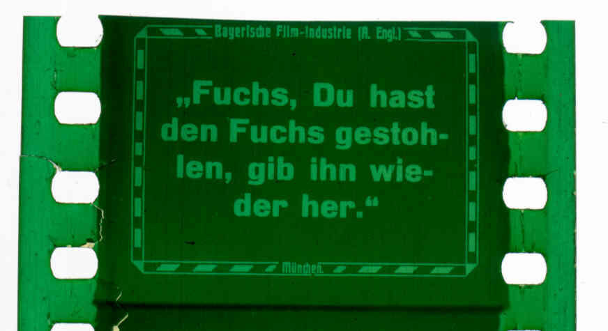 Filmkader zeigt Einzelbild des Films.