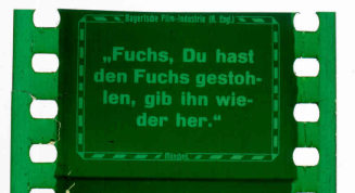 Filmkader zeigt Einzelbild des Films.