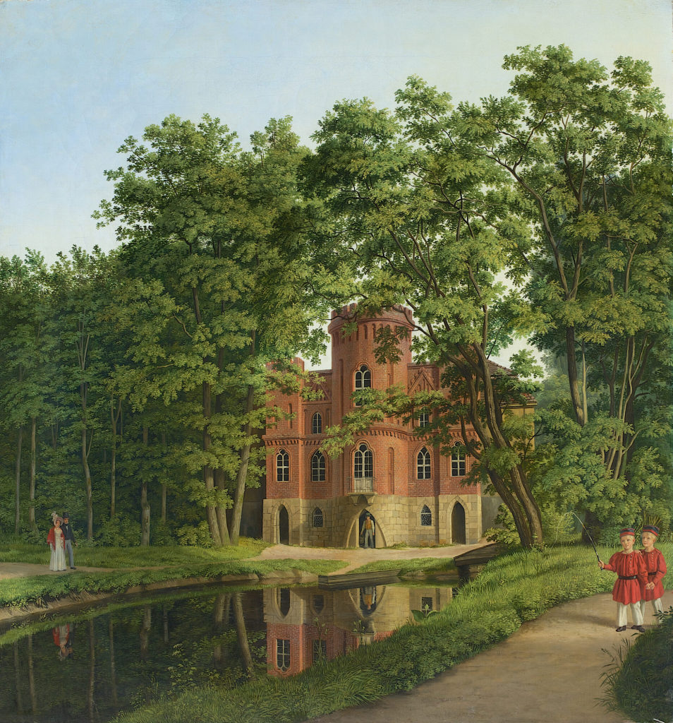 An der Orangerie von Schloß Buch