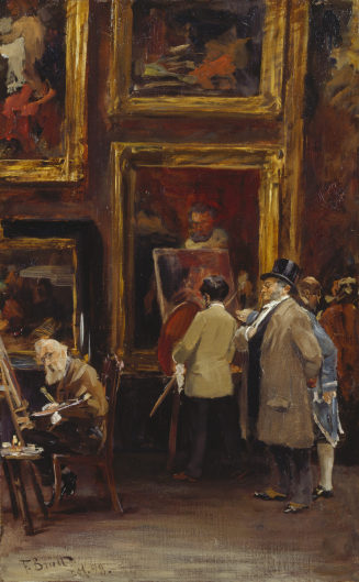 In der Gemäldegalerie (Studie)