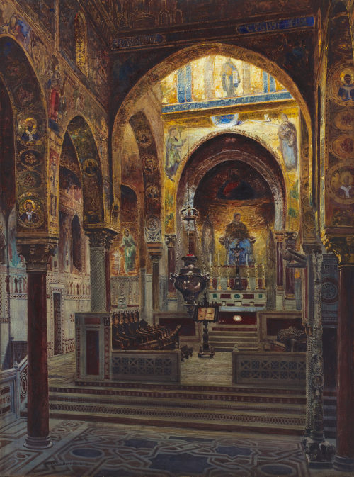 Heinrich Hermanns (Künstler*in), Cappella Palatina, ca. 1900