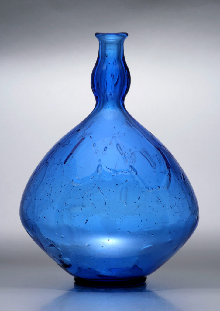 blaue Unica-Vase