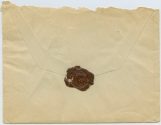 Briefumschlag mit Siegel von Else Lasker-Schüler