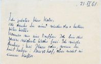 Postkarte von Marianne Langewiesche an Hein Kohn, Rückseite