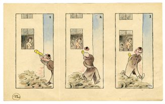 Seite 12: Der Mann mit dem Fernrohr. Eine Bildergeschichte