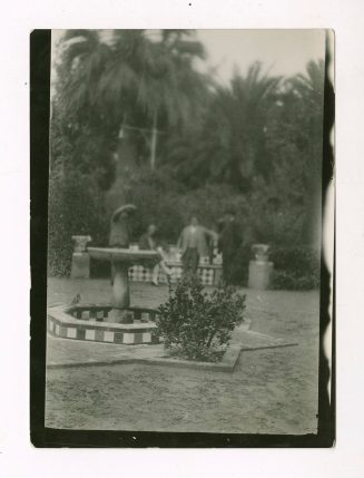 Brunnen im Garten des Alcazar in Sevilla, Spanien (?)