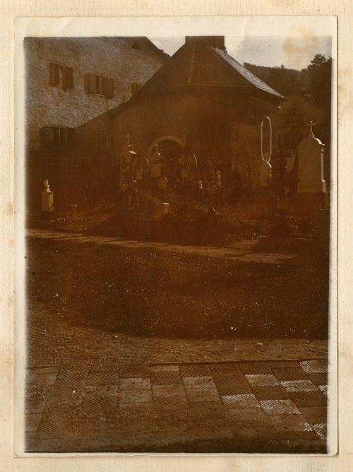 Unbekannt (Fotograf*in), Friedhof, St. Sixtus, Schliersee, vermutlich 1917