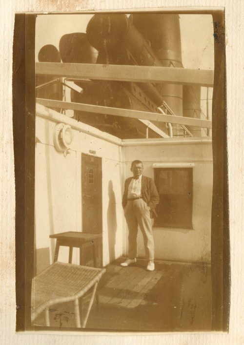 Unbekannt (Fotograf*in), auf dem Passagierschiff: S.S. Patria, September 1925