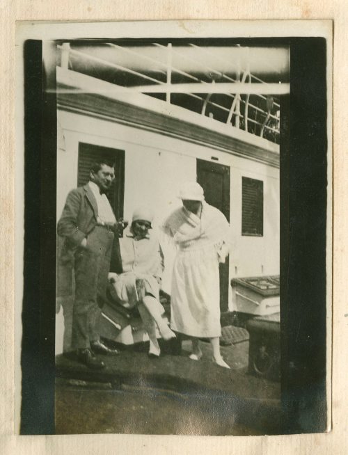 Unbekannt (Fotograf*in), auf dem Passagierschiff: S.S. J.P. Coen, September 1925