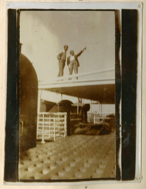 Unbekannt (Fotograf*in), auf dem Passagierschiff: S.S. Patria, September 1925