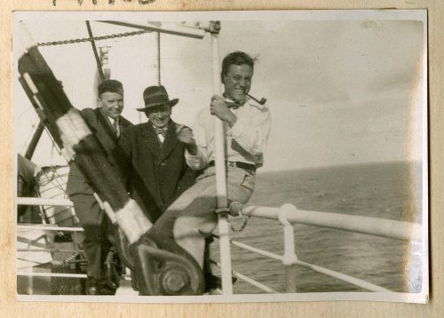 Unbekannt (Fotograf*in), auf dem Passagierschiff: S.S. Gabria, September 1928