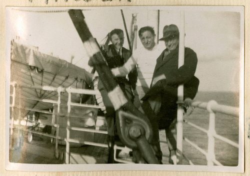 Unbekannt (Fotograf*in), auf dem Passagierschiff: S.S. Gabria, September 1928