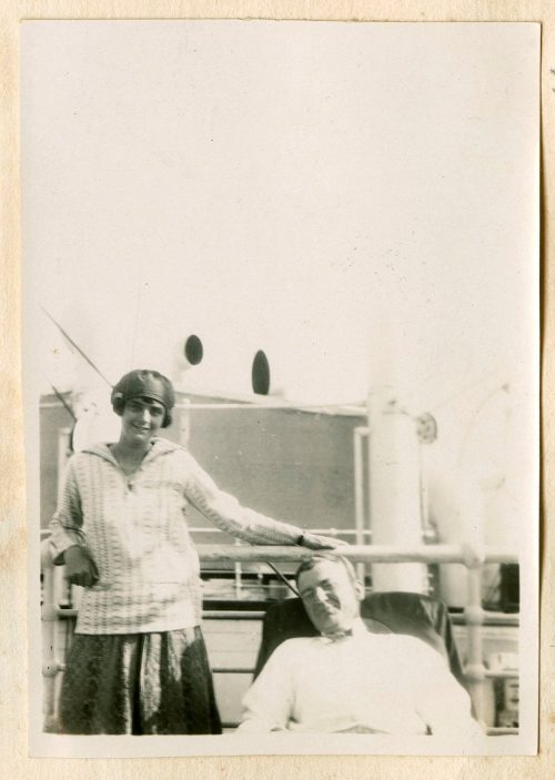 Unbekannt (Fotograf*in), auf dem Passagierschiff: S.S. Gabria, September 1928