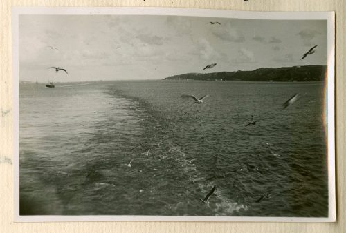 Unbekannt (Fotograf*in), Kielwasser, Isle of Wight, September 1928