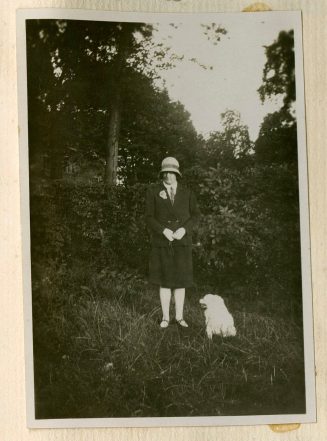 Altenessen: Frieda mit Hund