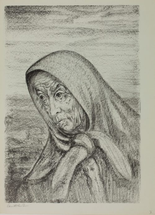 Carl Lauterbach (Künstler*in), Alte Frau, 1933