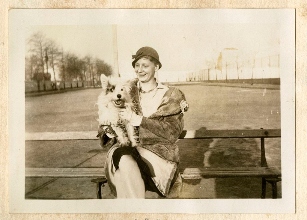 Greta mit Hund