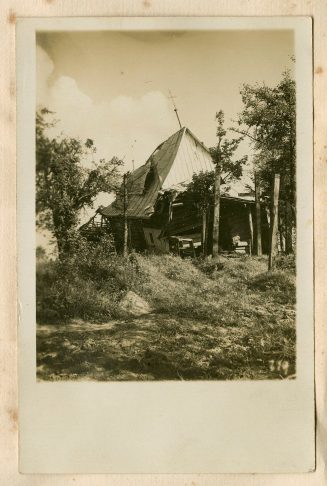 zerstörte (ruthenische) Kirche, wahrscheinlich heutige Ukraine