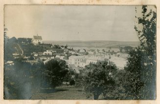 Stadtansicht, wahrscheinlich heutige Ukraine