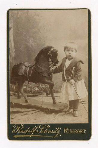 Portrait Richard Uzarskis als Kleinkind