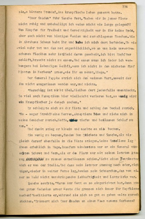 Adolf Uzarski (Autor*in), Don Quichote und das Panoptikum, 1945