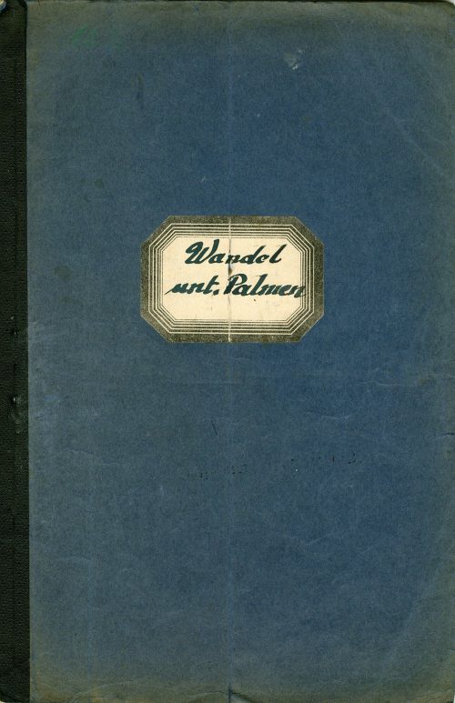 Adolf Uzarski (Autor*in), Wandel unter Palmen. Lustspiel in drei Akten, ohne Datum