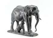 Afrikanischer Elefant, Kuh mit Kalb
