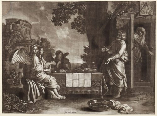 Jan van Somer (Künstler*in), Abraham bewirtet die Engel, um 1655–1666