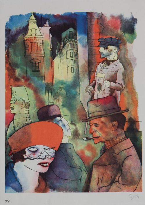 George Grosz (Künstler*in), Dämmerung, 1922