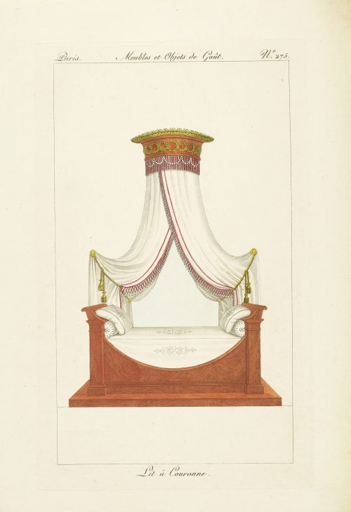 Pierre de La Mésangère (Herausgeber*in), Lit à Couronne., 1807–1809