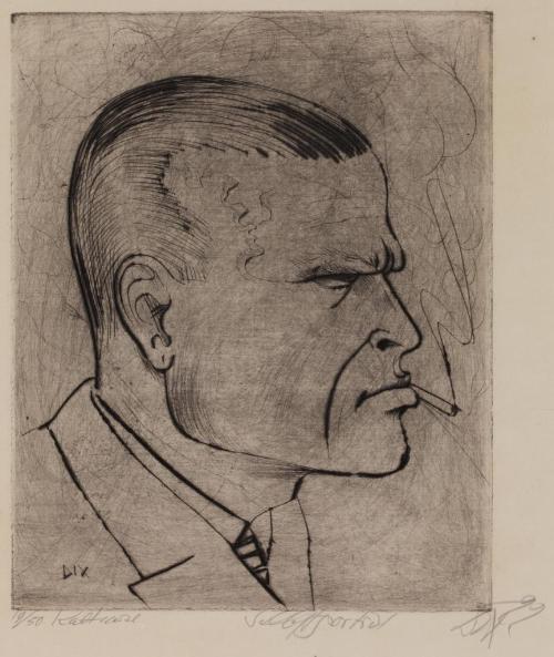 Otto Dix (Künstler*in), Selbstporträt, 1922