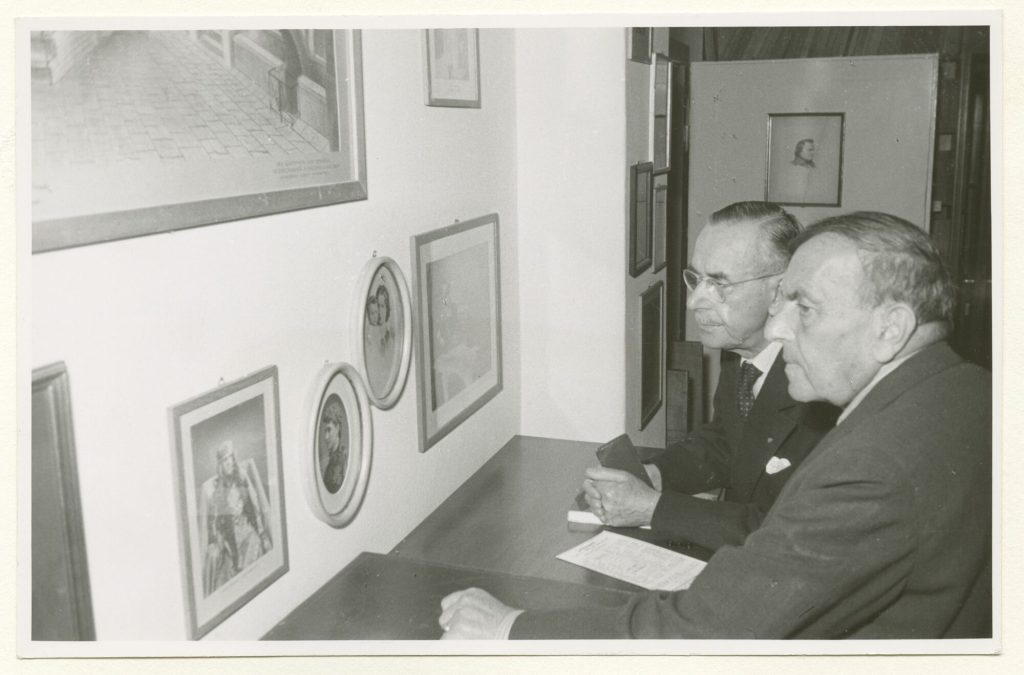 Thomas Mann und Gustav Lindemann im Dumont-Lindemann-Archiv