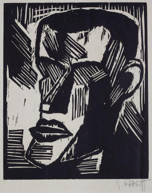 Karl Schmidt-Rottluff (Künstler*in), Selbstbildnis, 1914