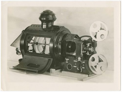 Vorderseite Fotografie Argus 16mm Projektor, ca. 1920