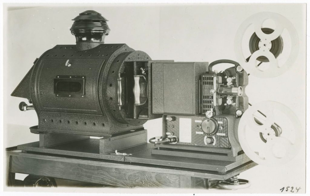 Vorderseite Fotografie Argus 16mm Projektor, ca. 1920