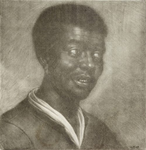 Wallerand Vaillant (Künstler*in), Brustbild eines Schwarzen Mannes, ca. 1665–1675