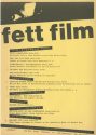 Übersicht der Produktionen von fett film, ca. 1981