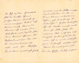 Brief von Anna Pappritz an die Leiterin eines Frauenvereins, 2. und 3. Seite