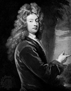 William Congreve (Autor) - Ölgemälde von Sir Godfrey Kneller, 1709 (National Portrait Gallery,  ...