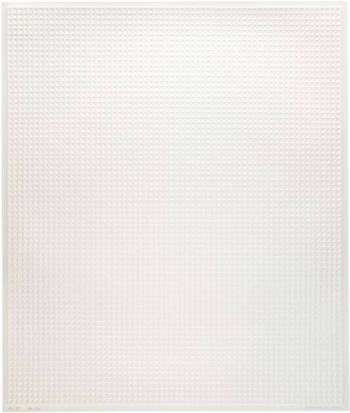 Jan J. Schoonhoven (Künstler*in), Geprägte Strukturen (Blatt II/VIII), 1972