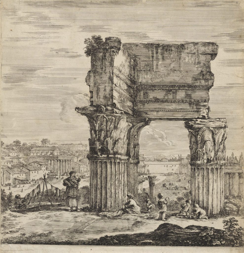 Der Tempel der Concordia und das Forum Romanum