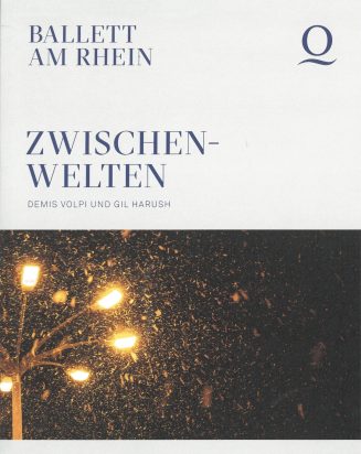 Programmheft (Umschlag) zu "Zwischenwelten". Premiers am 7. September 2022 im Theater Duisburg, ...